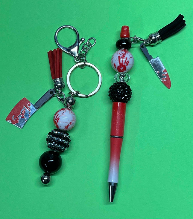 Horror Theme Beaded Pens