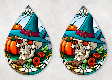 Halloween Teardrop Earrings - 31 Designs