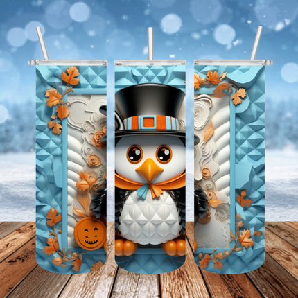 Halloween Penguin 3D Tumbler