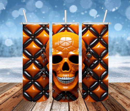 Halloween Skull 3D Tumbler