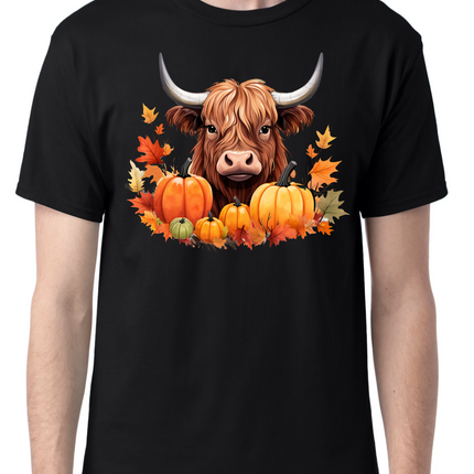Halloween Highland Cow T-Shirt