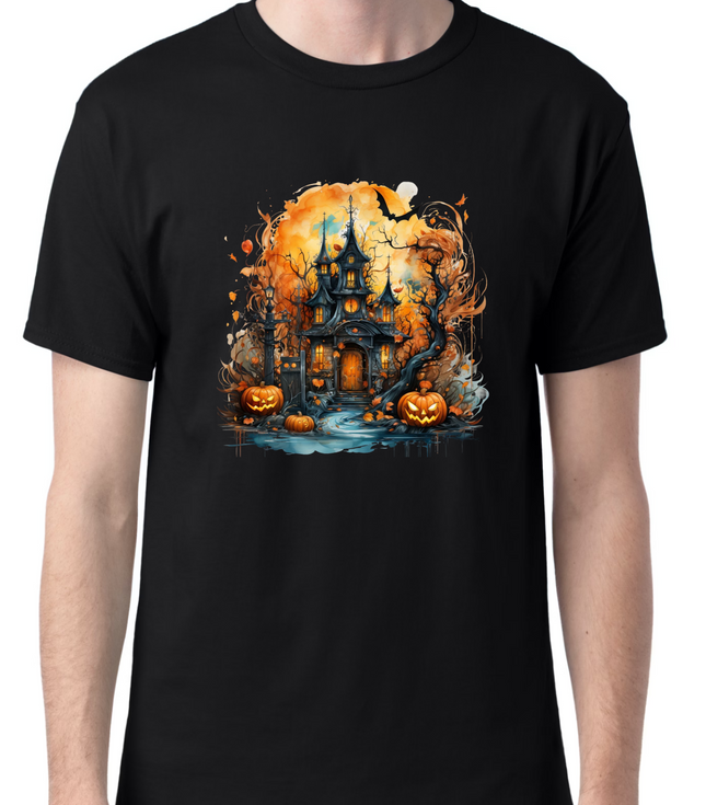 Halloween Haunted House T-Shirt