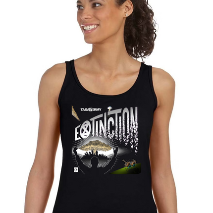 Extinction Ladies Fitted Tank Top