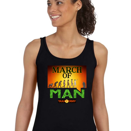 March of Man Ladies Fitted Tank