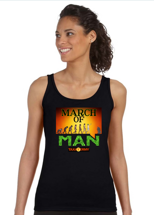 March of Man Ladies Fitted Tank