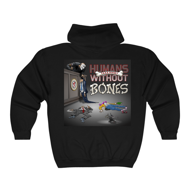 Humans Without Bones Zip up Hoodie